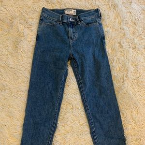 Abercrombie kids high rise skinny jeans